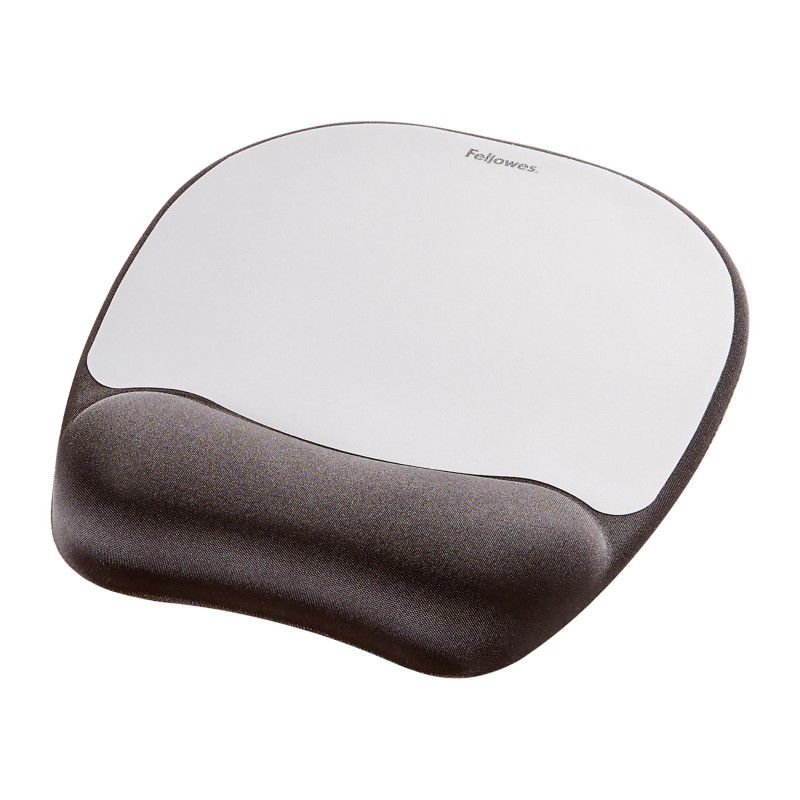 Fellowes Mouse Pad Black, Silver Fellowes Mouse Pad Black, Silver